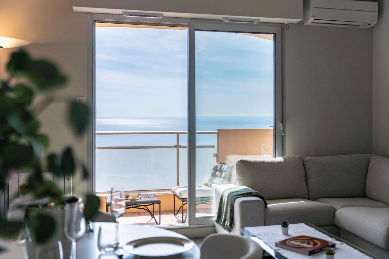Baie Roquebrune, Balcon Vue Mer, Parking Gratuit - Ao Kültér fotó