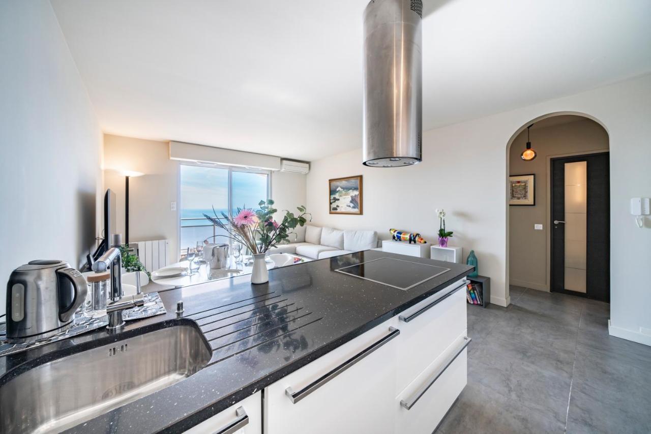 Baie Roquebrune, Balcon Vue Mer, Parking Gratuit - Ao Kültér fotó